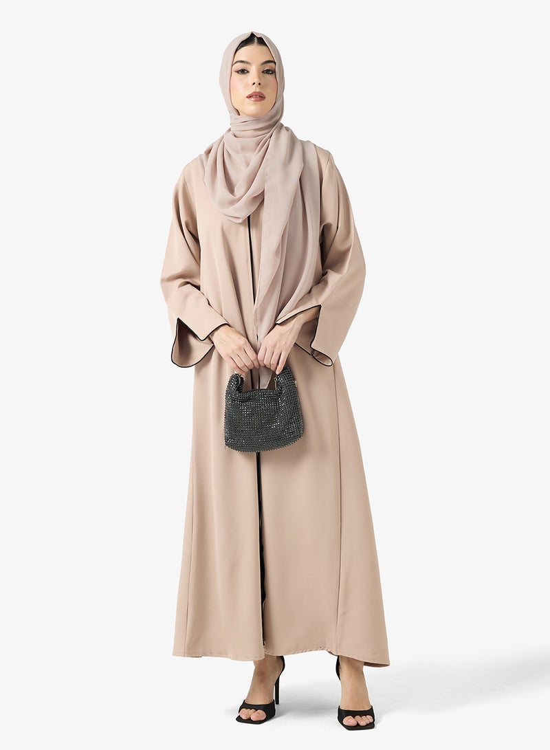 hayas closet Embellished Abaya With Sheila - Image 1